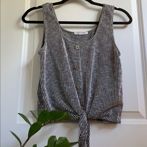 Striped Knot Tank Top